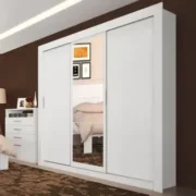 دولاب جرار 3 ضلفه ابيض